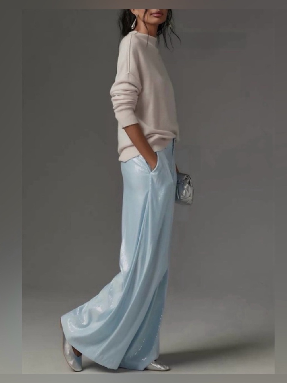 MAEVE ANTHROPOLOGIE Avery Sequin pants - 8